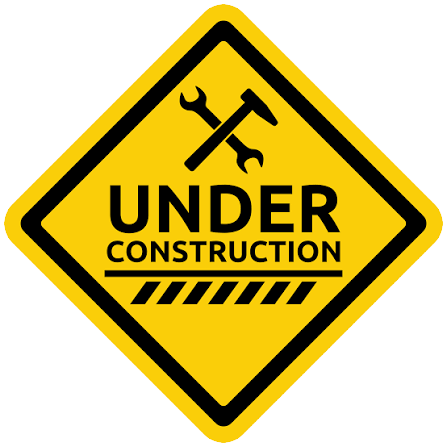 Under Construction – Industrial site with cranes